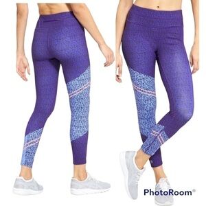 Athleta Asym Camo Sonar 7/8 Tight Size XXS Workout Leggings